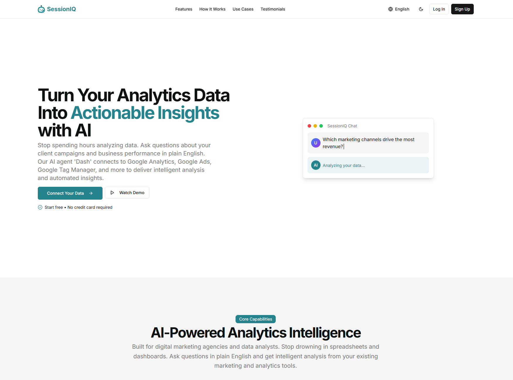 SessionIQ screenshot